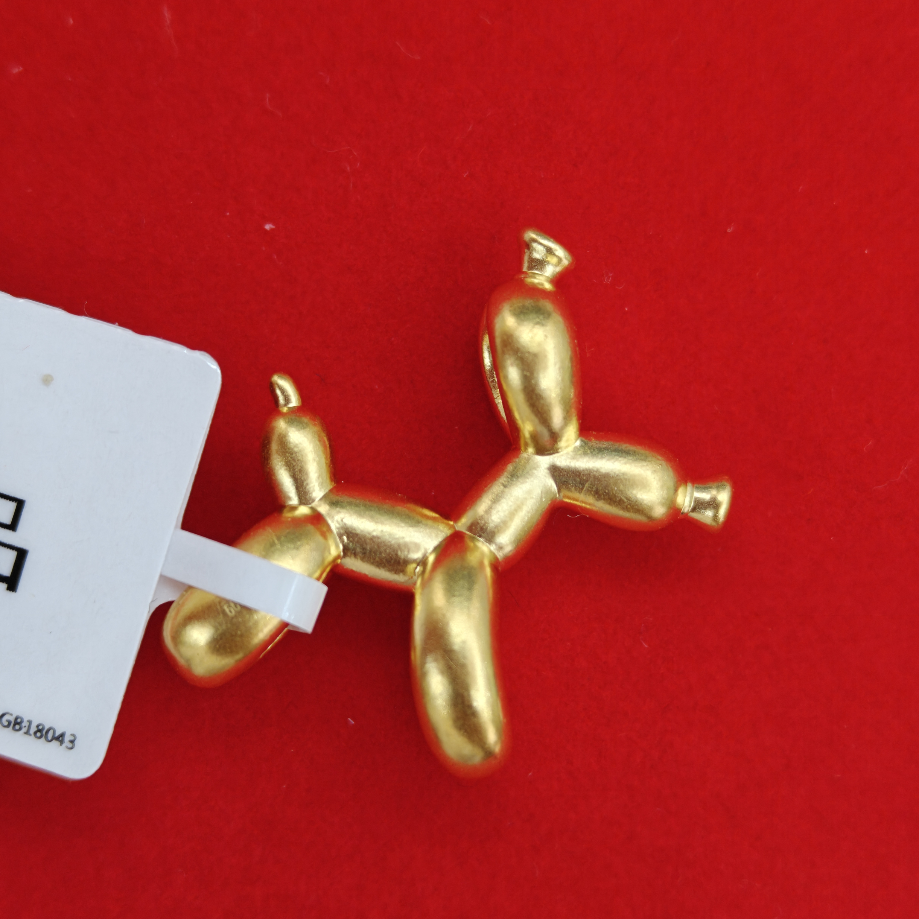 【莹莹专享】足金999 气球狗GP    1.11纳金添福