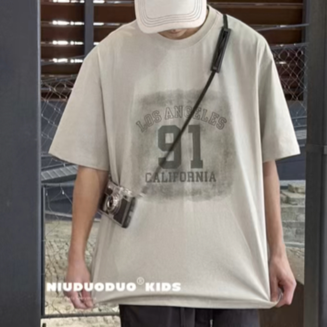 M家kids 男女童青少年休闲韩版宽松上衣