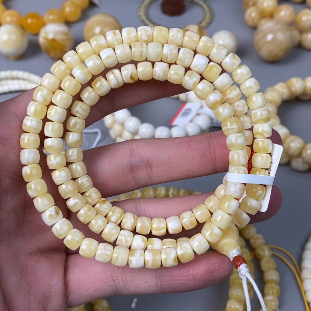 琥珀珠宝奇石未镶嵌6.6mm