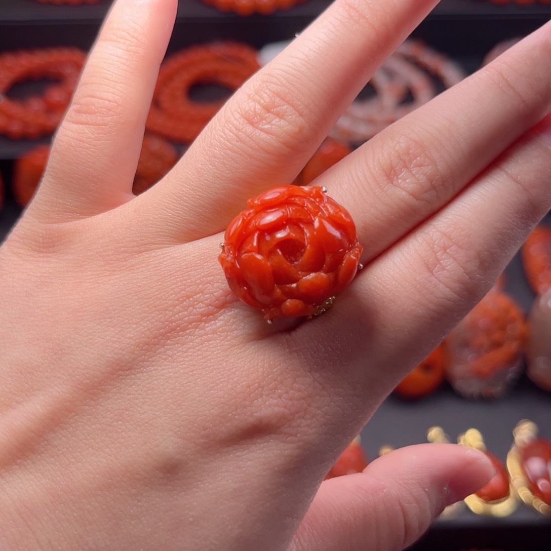 南红玛瑙南红银S925镶嵌