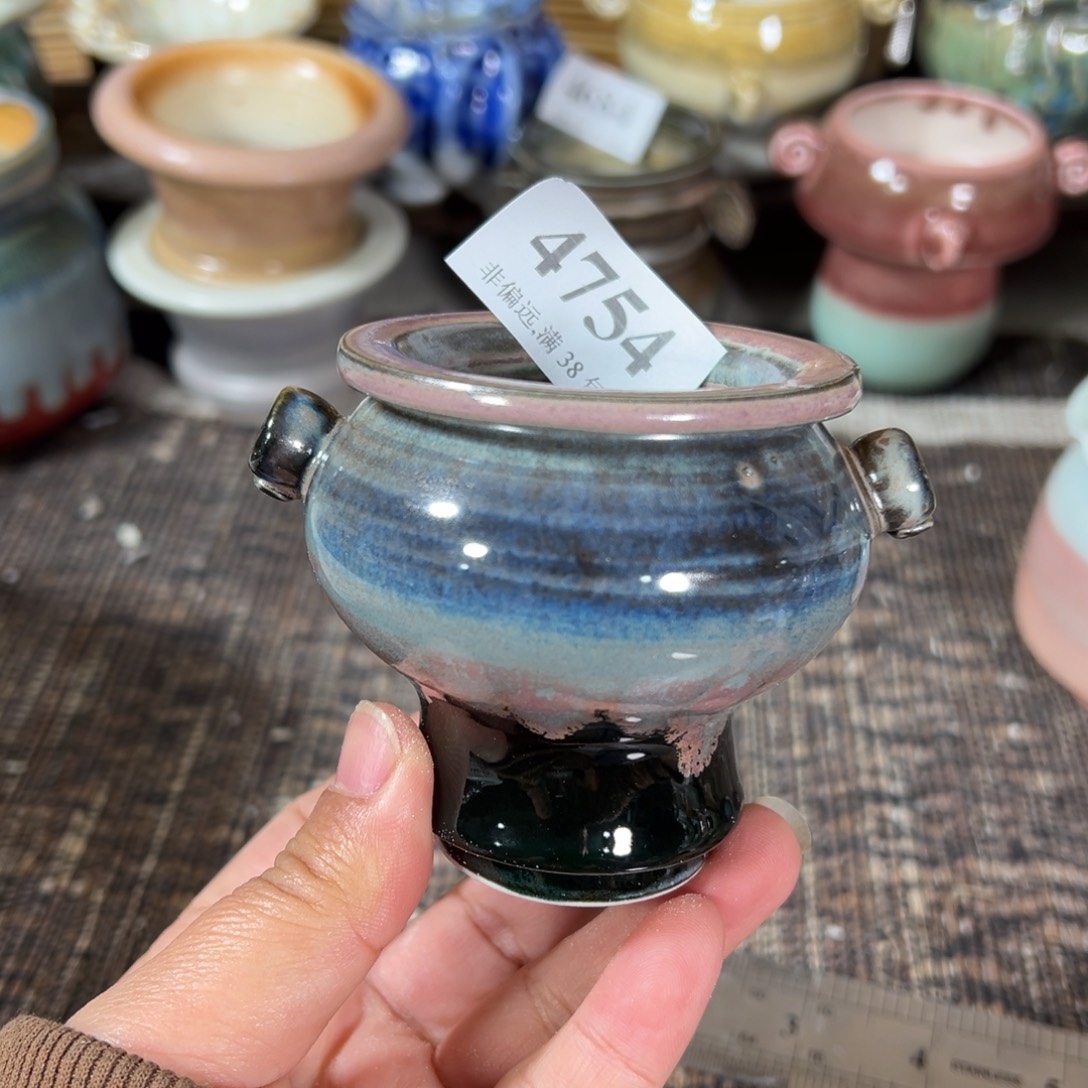 红陶景德镇手工花盆