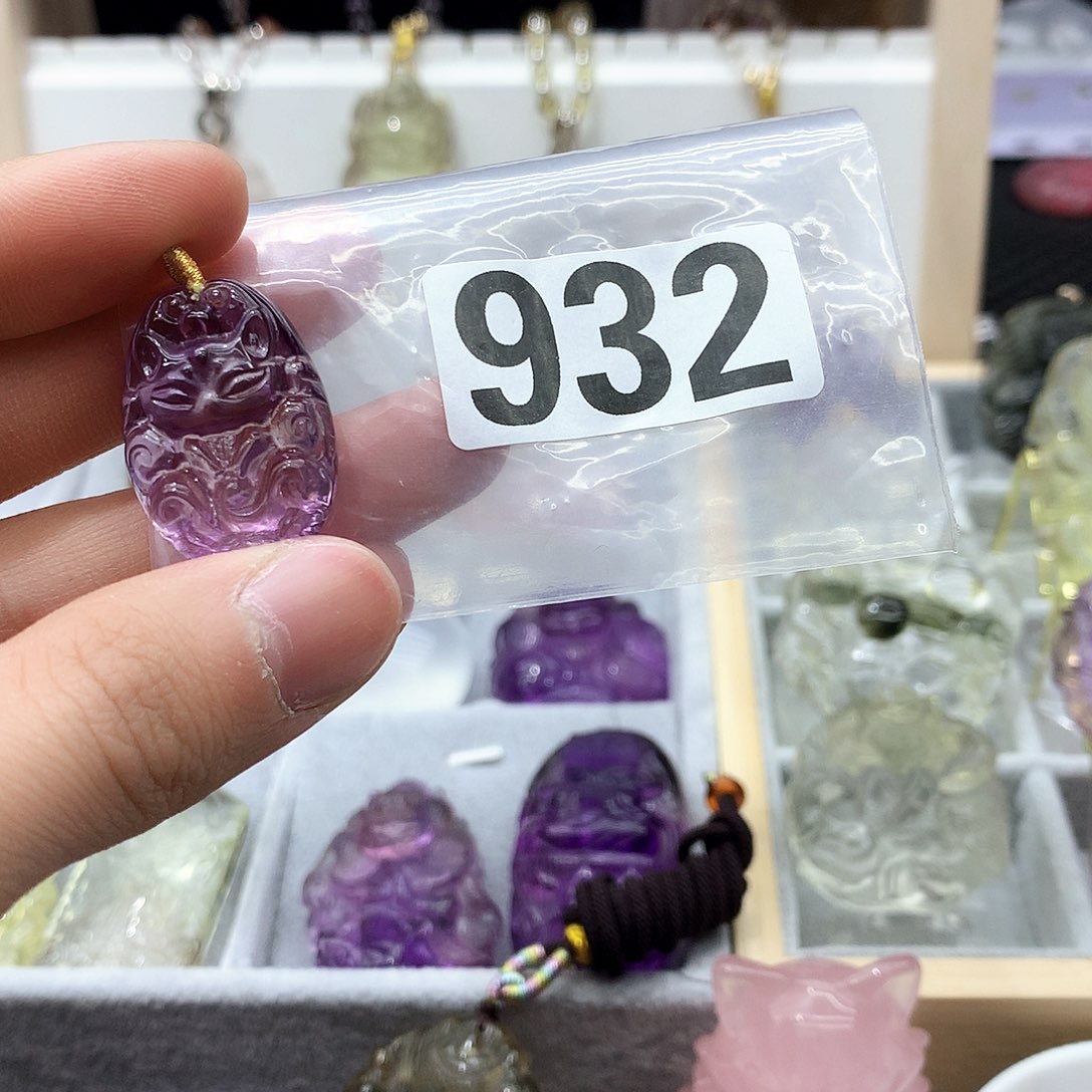 水晶颈饰未镶嵌挂件