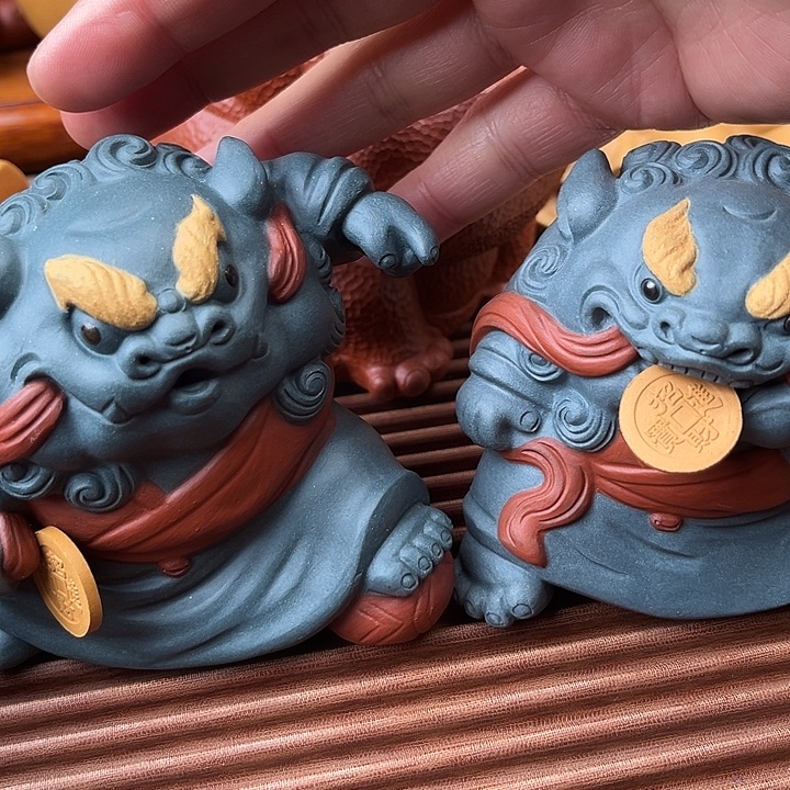 紫砂茶宠紫砂喜事连连