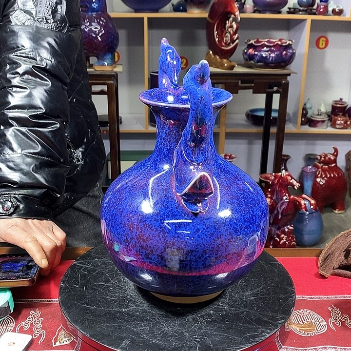 瓶中国神垕精品钧瓷