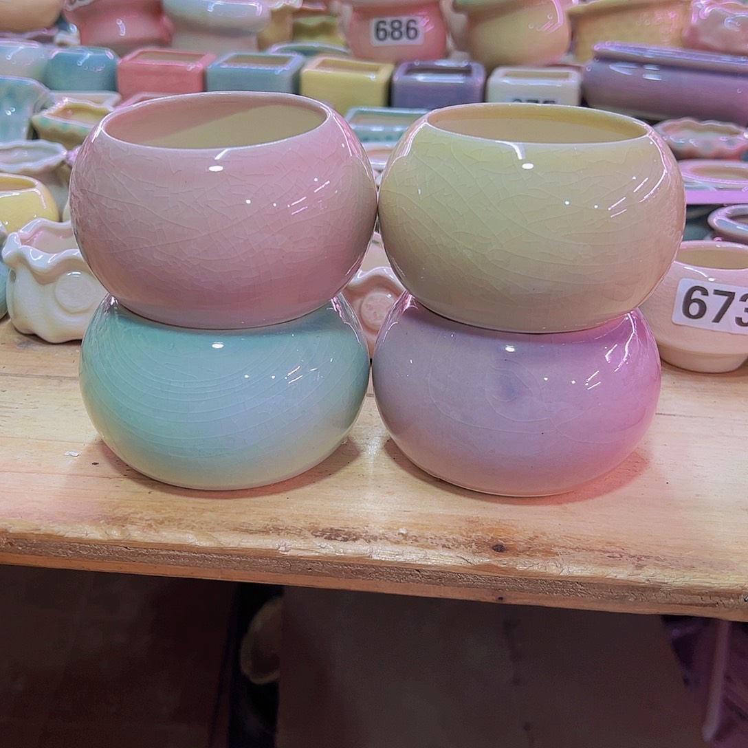 陶瓷花盆当场凑满12包邮