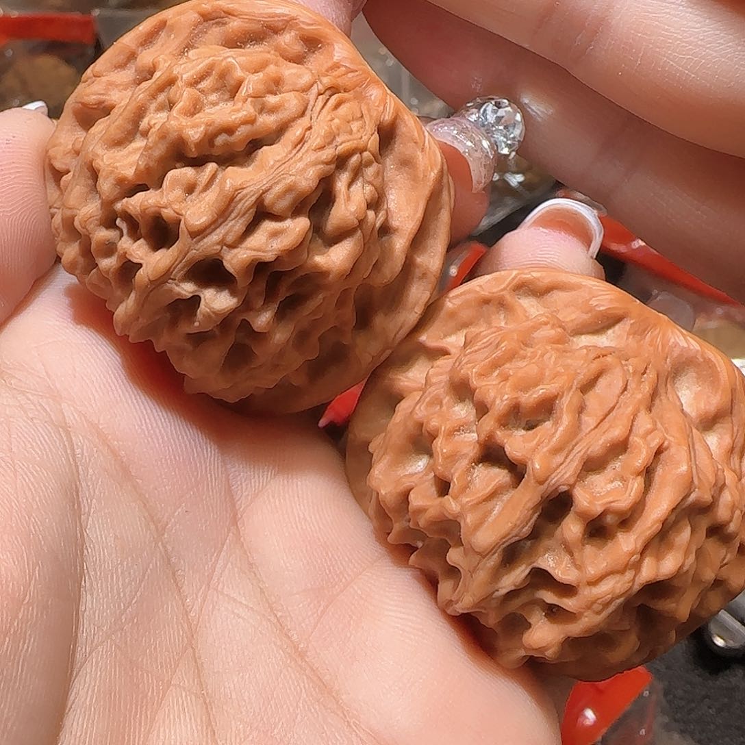 文玩核桃吊坠44二爷帽