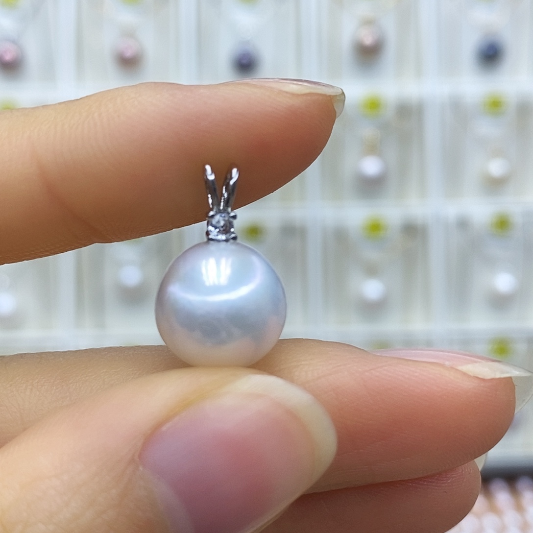 淡水珍珠未镶嵌吊坠(赠链)
