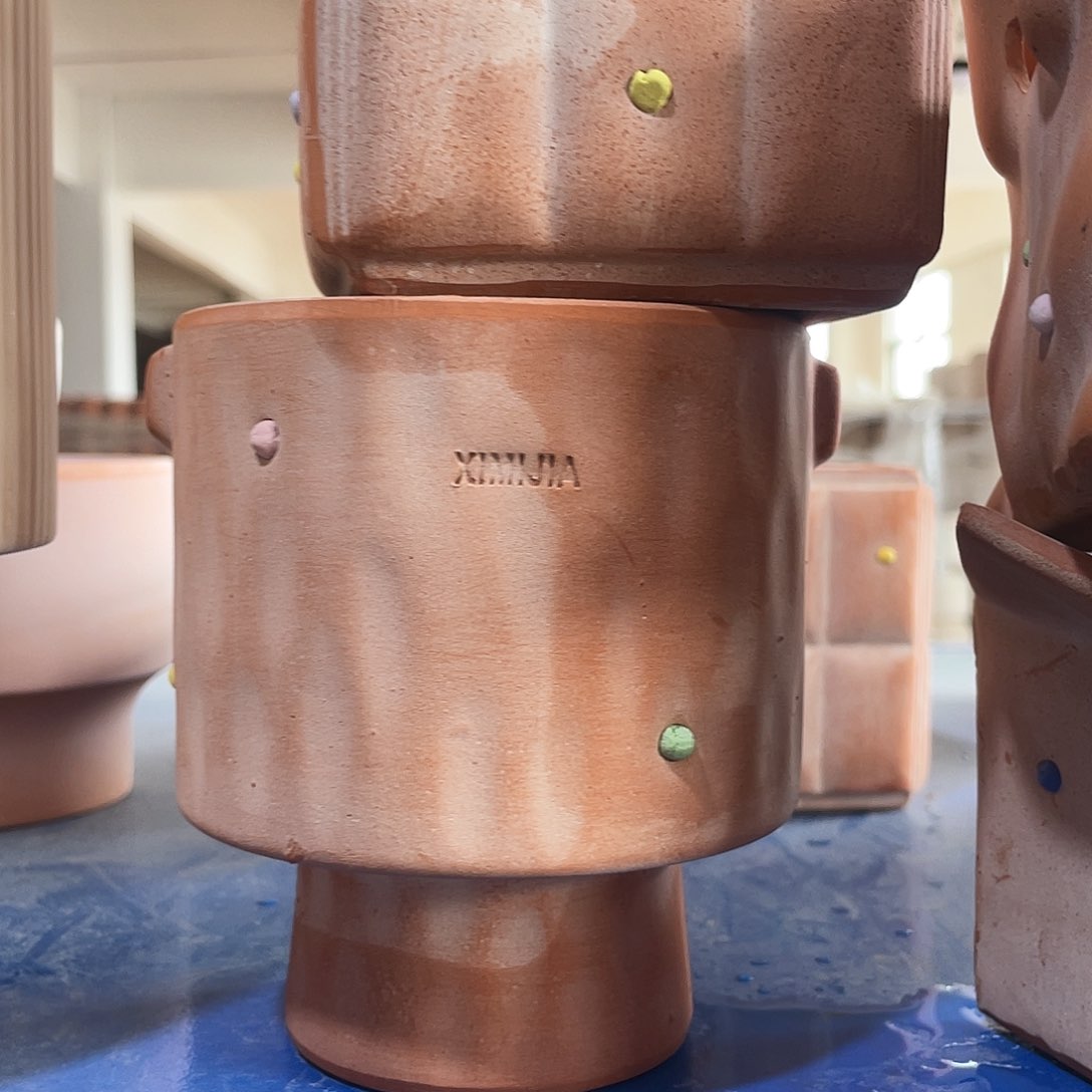 红陶小号双耳朵c c f dd