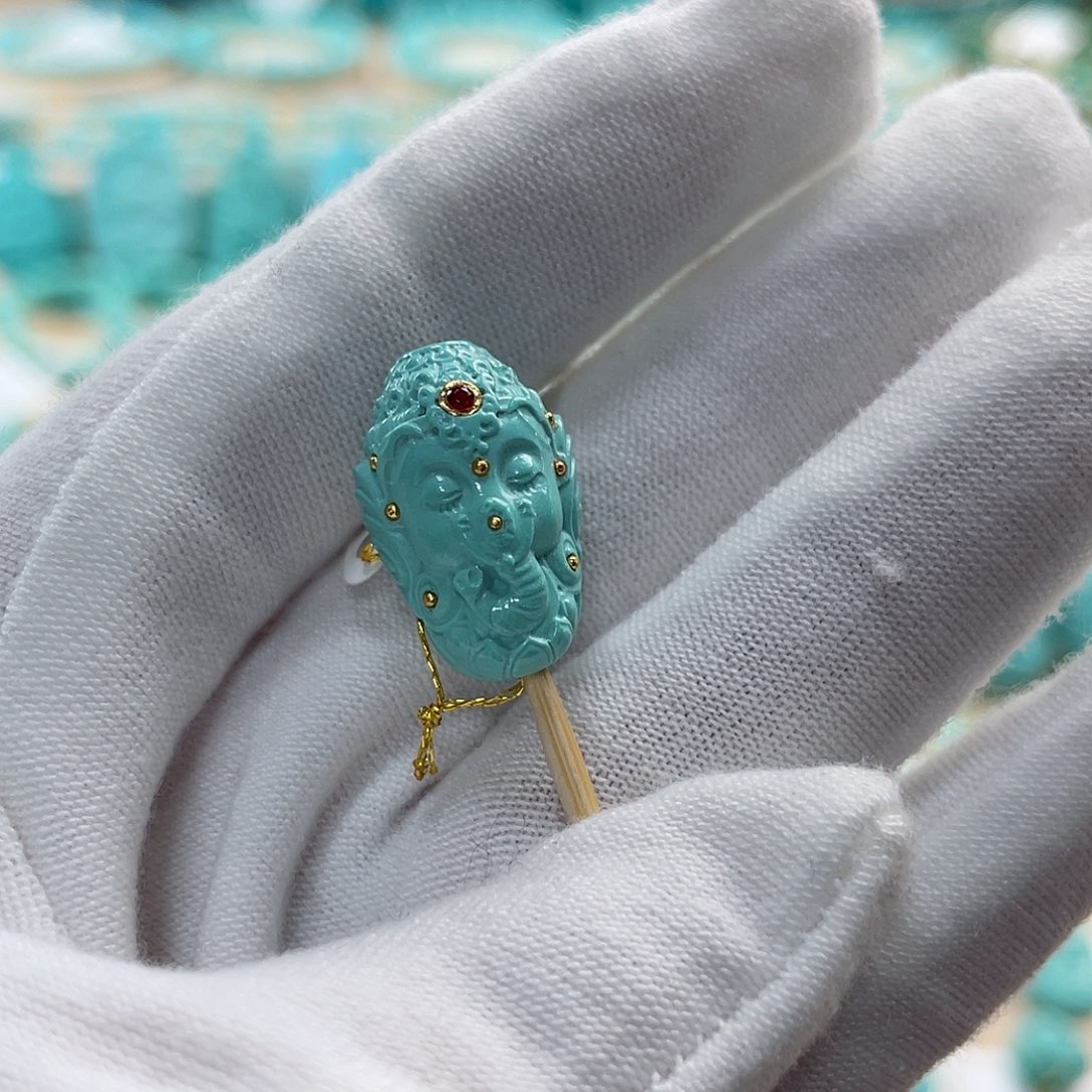 绿松石珠宝奇石未镶嵌