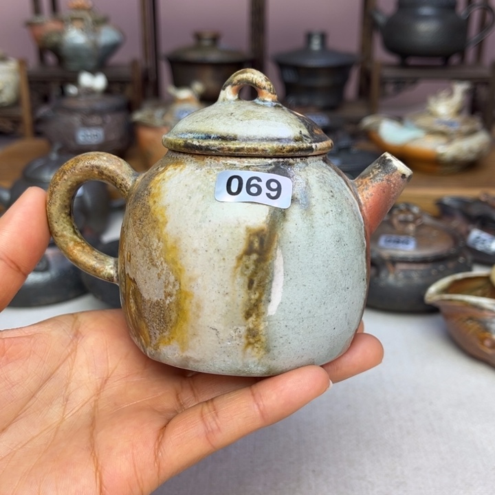 壶裸柴烧陶瓷茶具