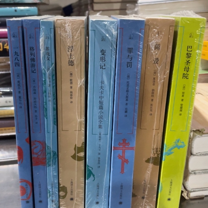 上海译文文学八册合售