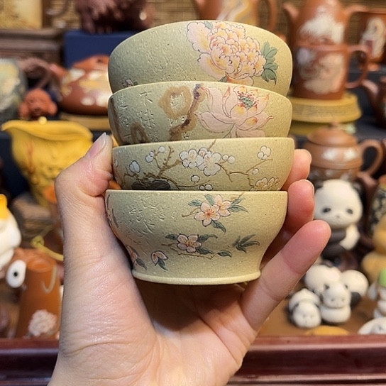 紫砂茶杯紫砂主人杯