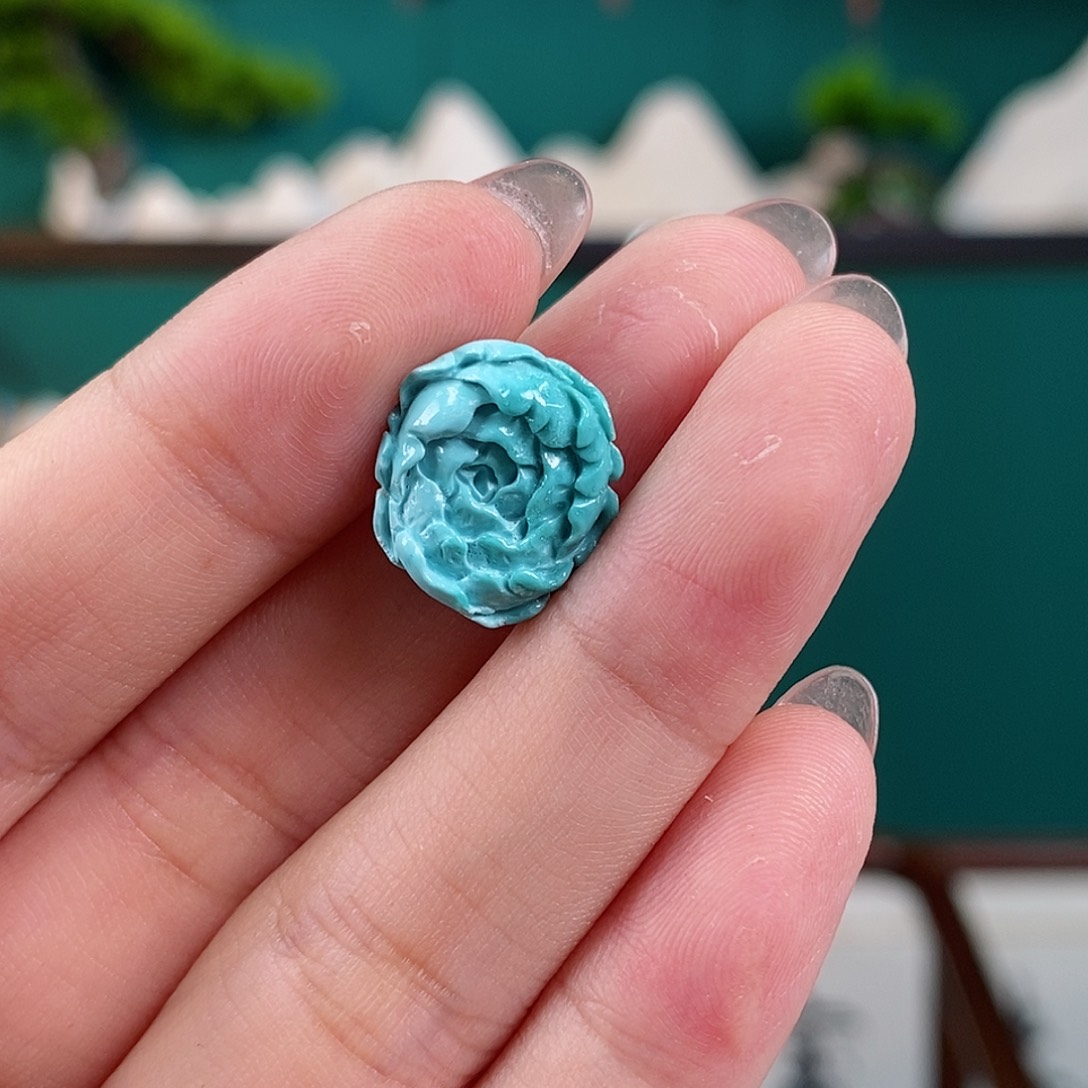 绿松石珠宝奇石未镶嵌