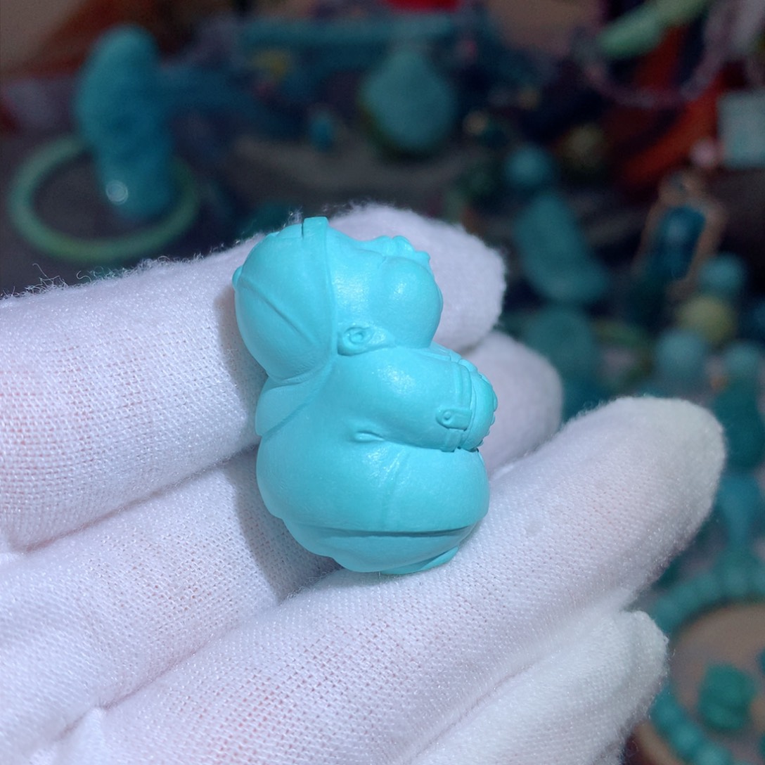 绿松石珠宝奇石未镶嵌