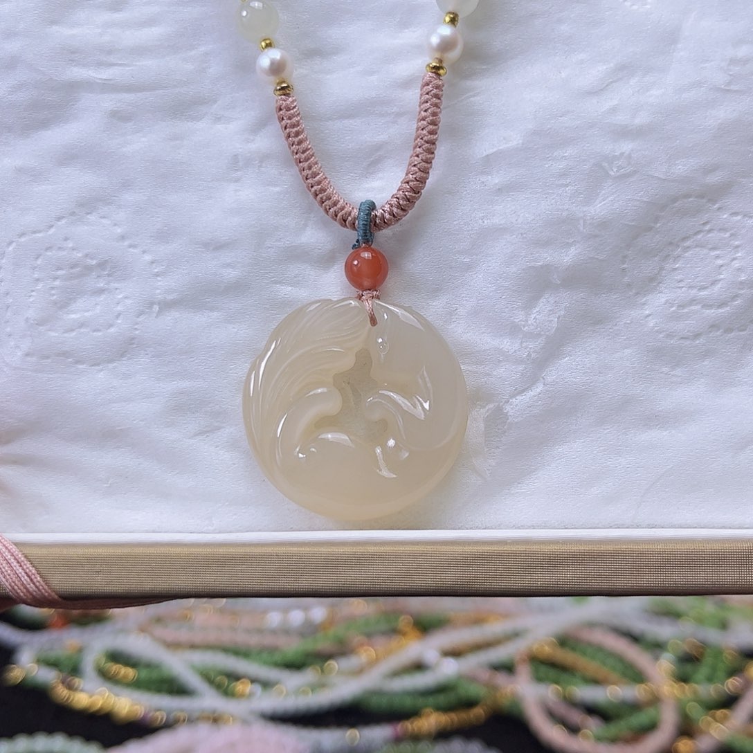 和田玉未镶嵌吊坠(不含链)