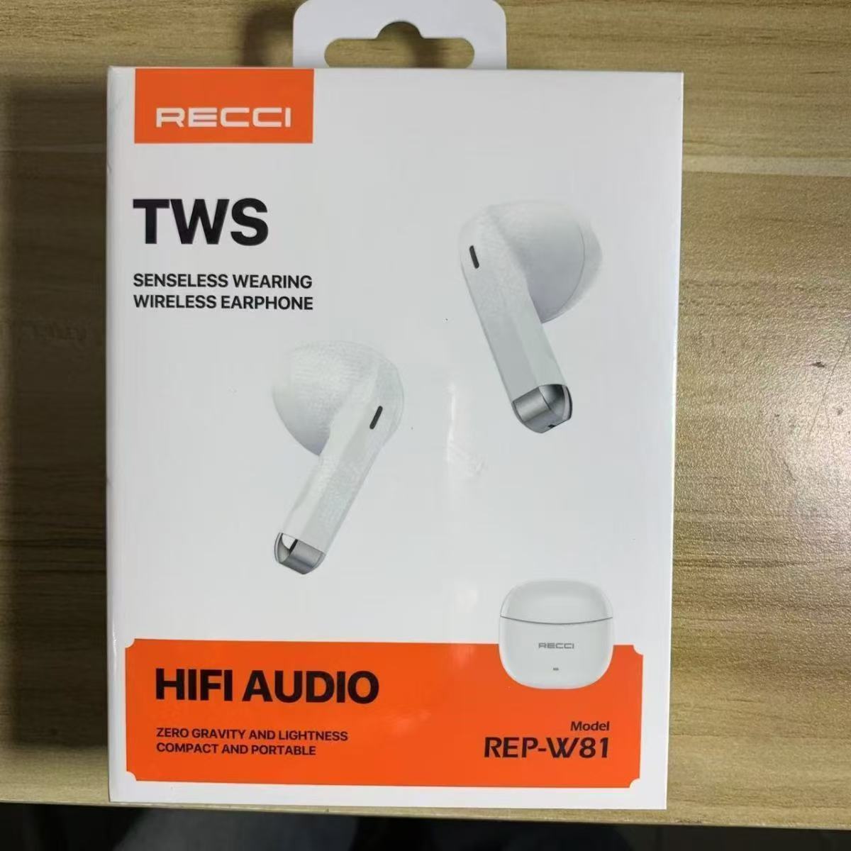 准新品 Recci/锐思 Recci锐思REP-W81雅音TWS无线蓝牙耳机 
