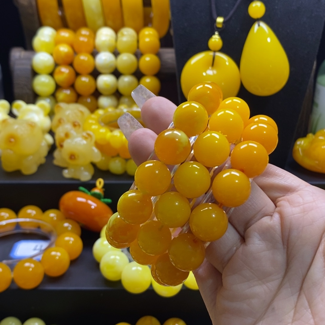 苏***9非金属鸡油➕老料➕老蜜14手串