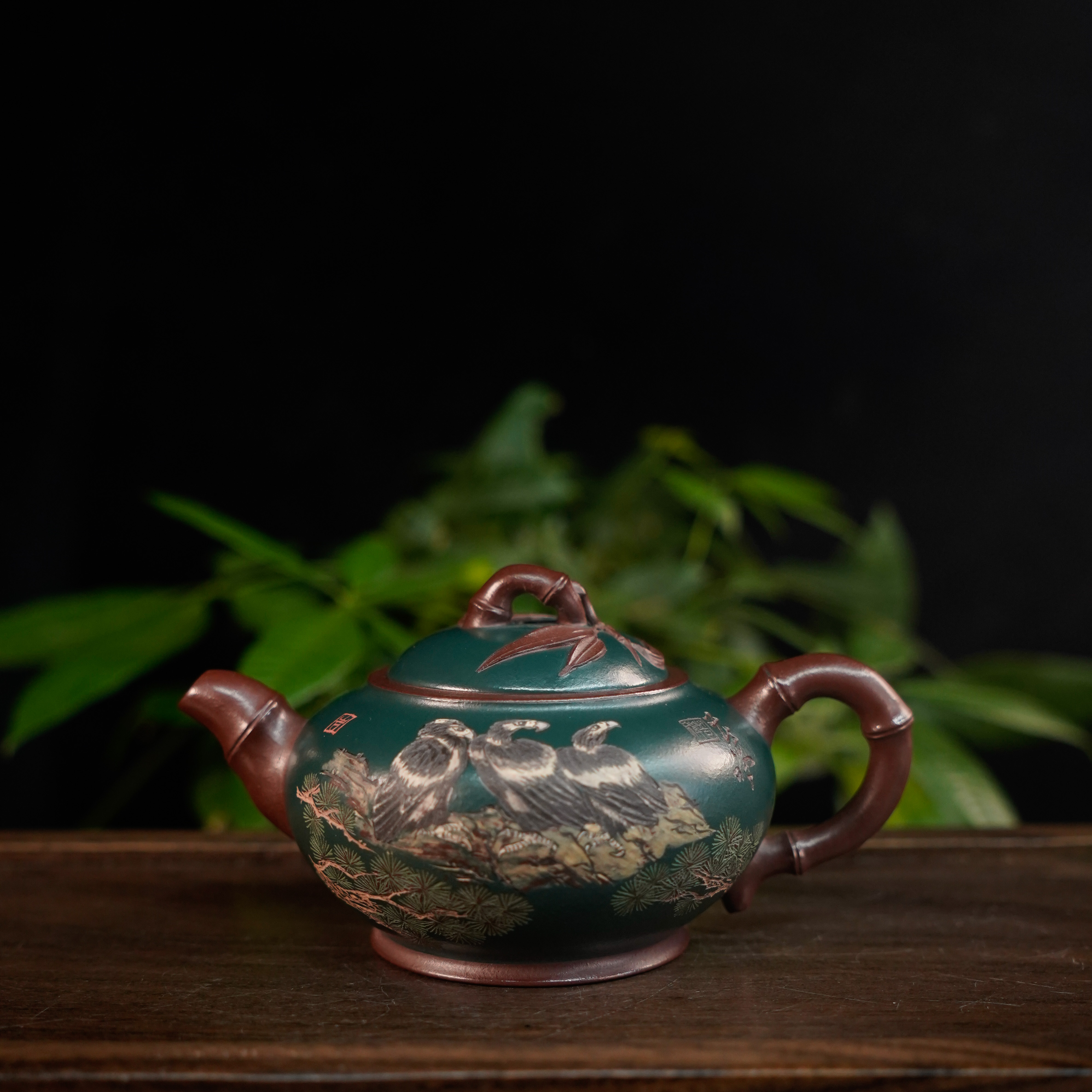GSZS-4671   何菊新   宜兴手工紫砂   玉竹