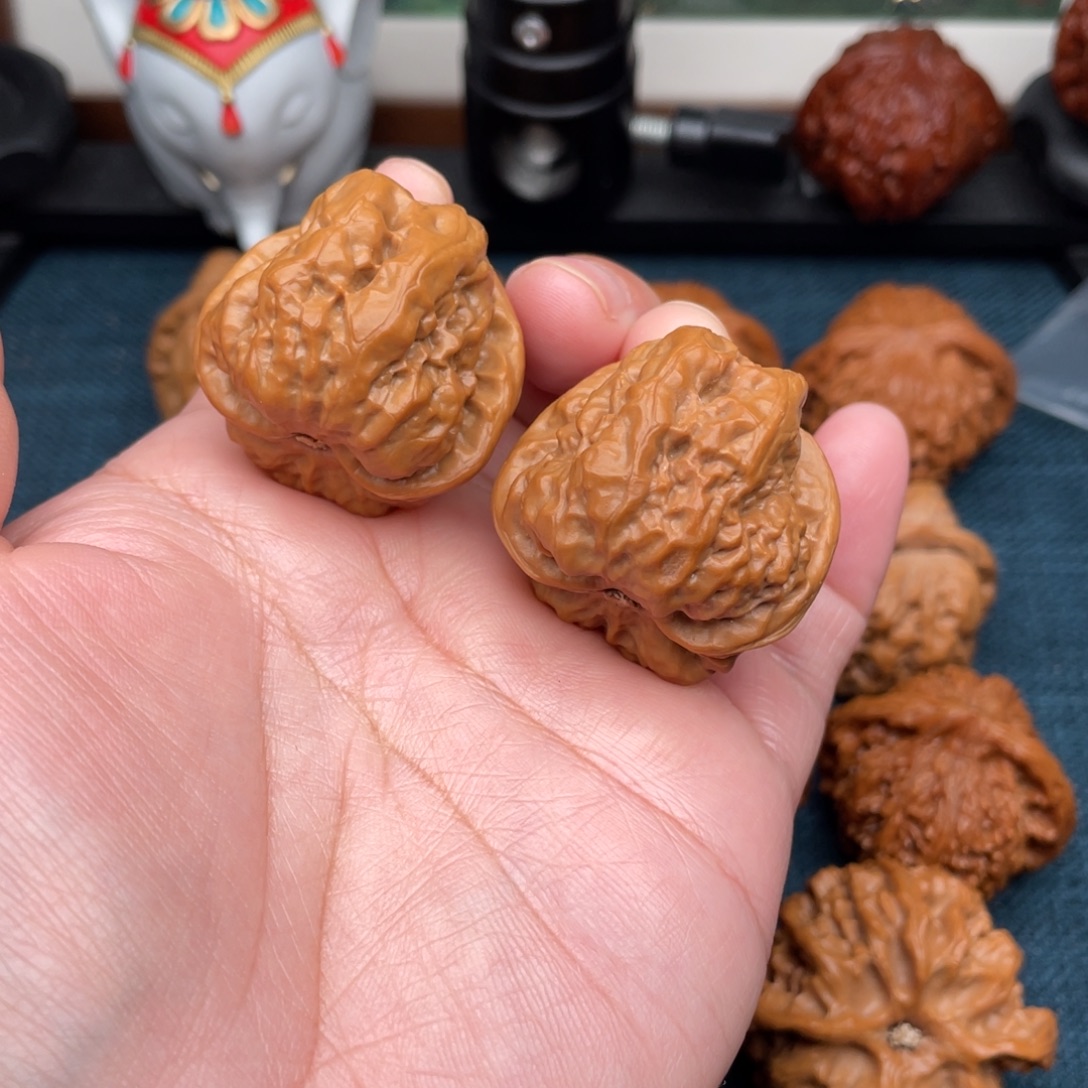 吉***吖把件文玩核桃全品蛙蛙35