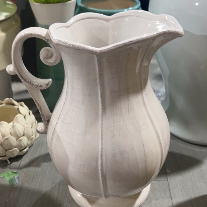 陶瓷花瓶摆件外贸出口（微瑕）高27口12公分