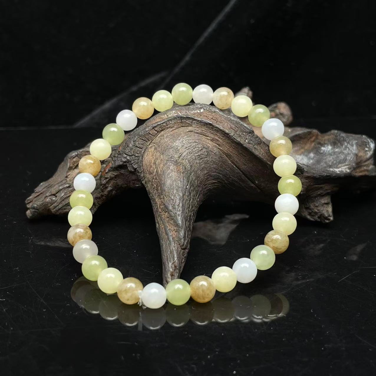 S906  和田玉手串  QQ923504