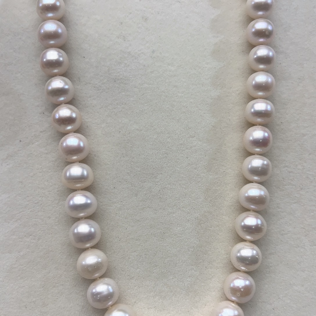 未镶嵌颈饰淡水珍珠卡9-10