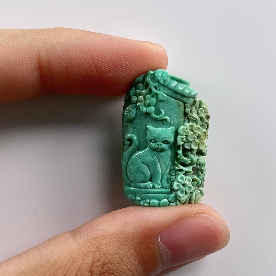 绿松石珠宝奇石未镶嵌