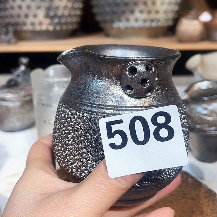 杯高温柴烧陶泥公杯