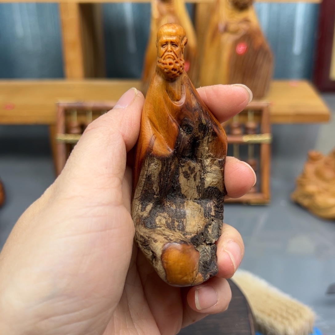 柏木崖柏木摆件手把件30