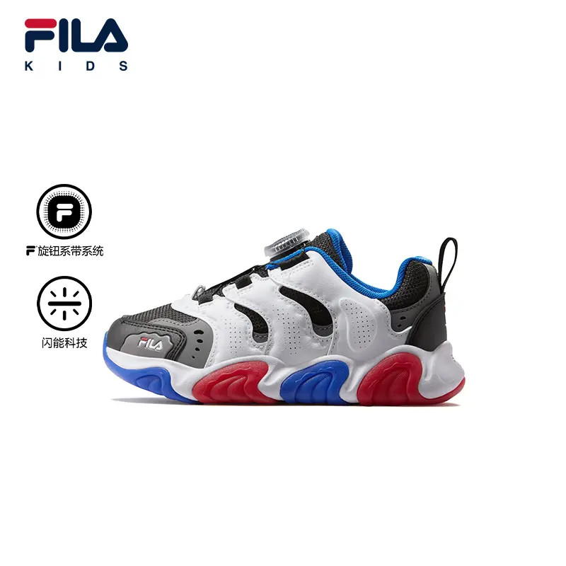 FILAKIDS斐乐儿童【亮灯鞋】男女小童冬季休闲运动鞋K14B611606F