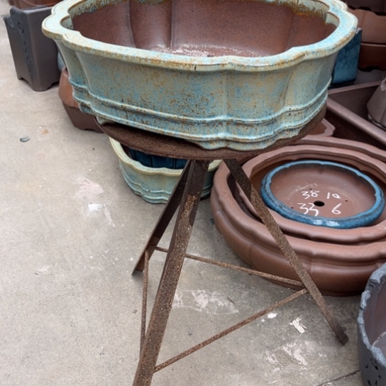 紫砂花盆用****0高温釉盆