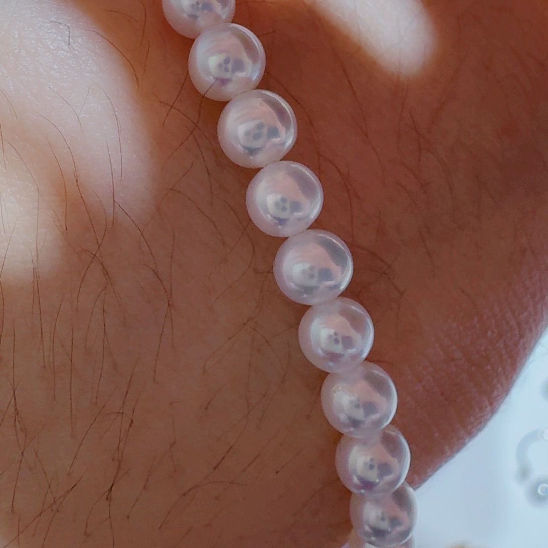 淡水珍珠手绳银S925镶嵌280