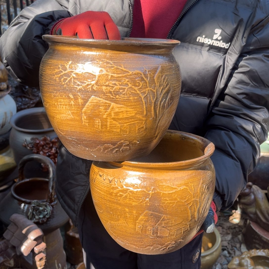 红陶高17口19有孔