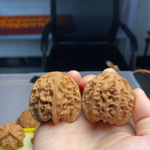 把件文玩核桃40原装苹果园