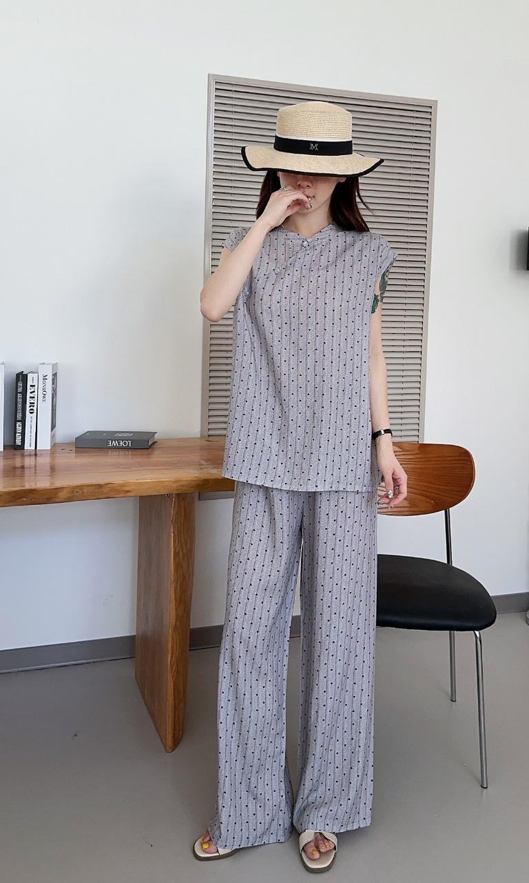 JINGJING-[轻絮国风旗袍]25年夏季新中式时尚设计感套装GL-FC6195