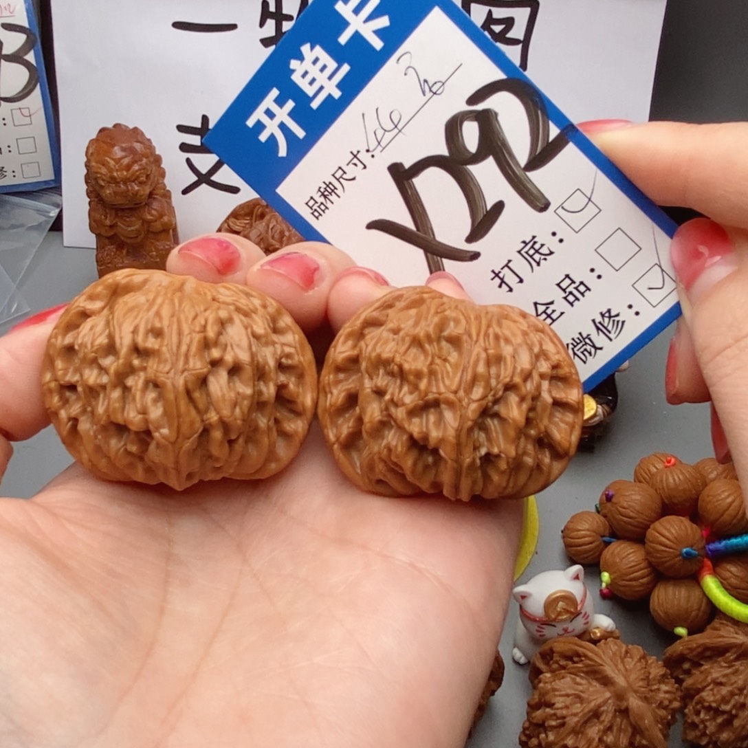 吊坠桃核核桃磨盘狮子头