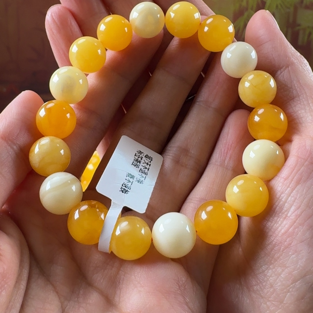 蜜蜡未镶嵌毛衣链