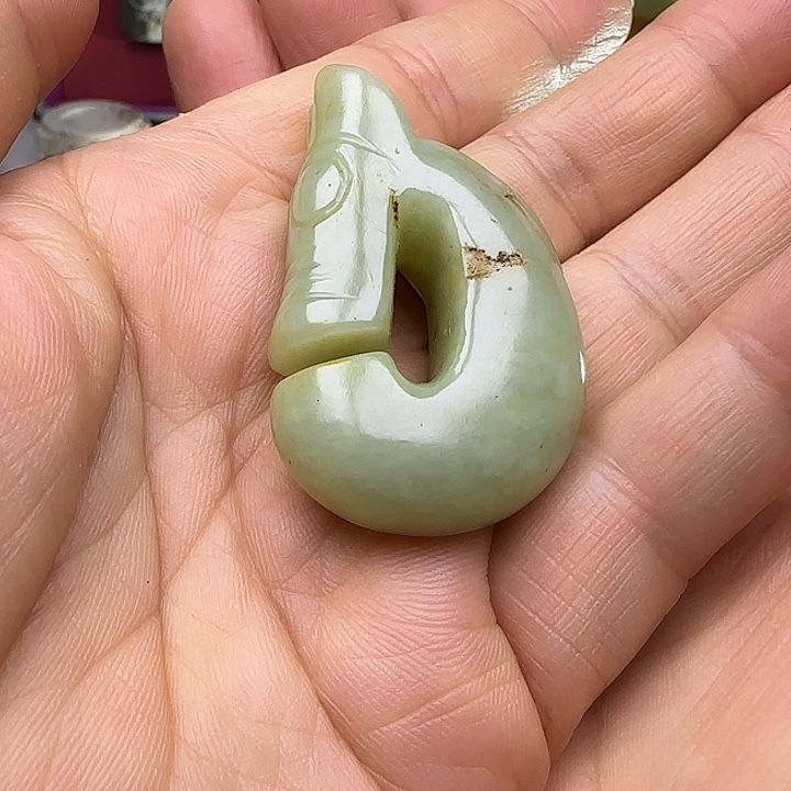 和田玉未镶嵌吊坠(不含链)