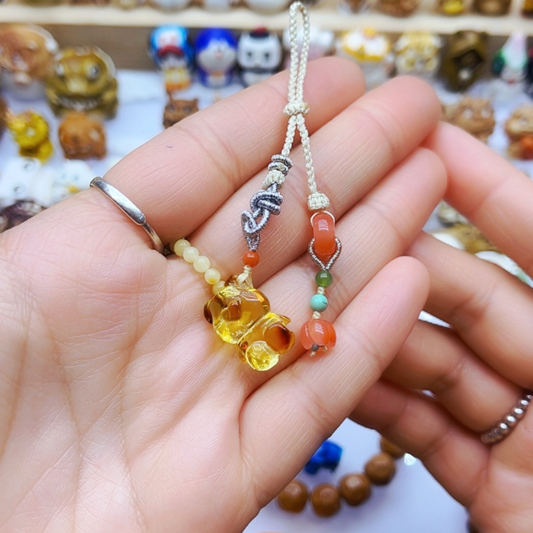 其他鹿骨手工打磨配饰