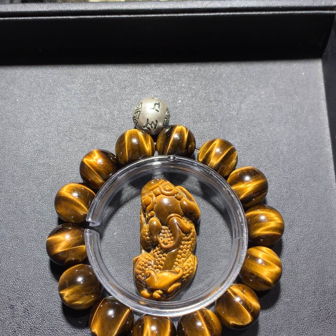 未镶嵌手链木变石（虎睛石）