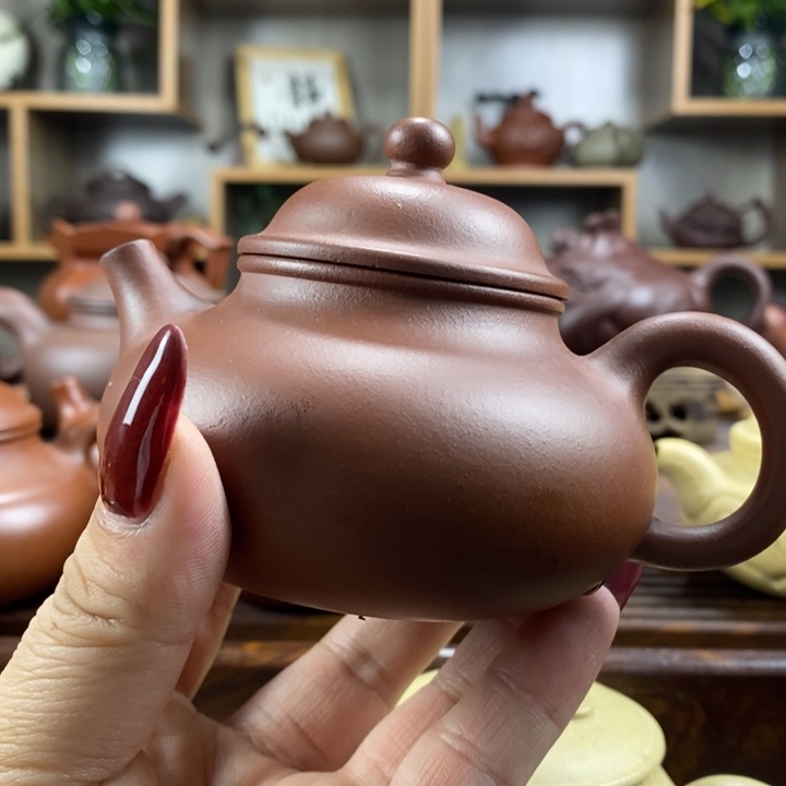 紫砂茶壶鲲***枝原矿紫砂壶