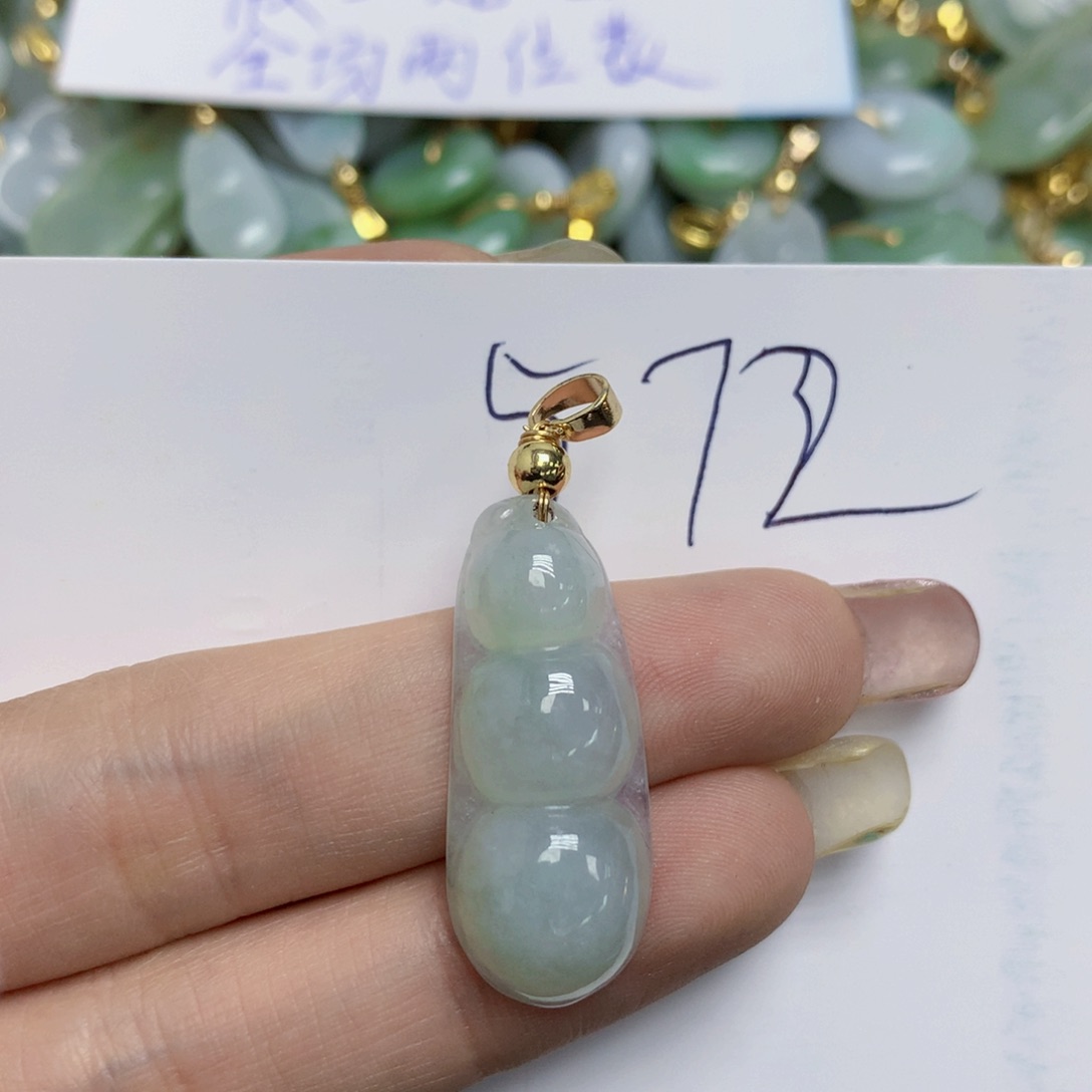 【闪购商品】翡翠颈饰合金天然翡翠A货