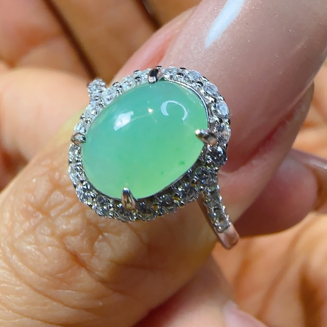 翡翠戒指未镶嵌翡翠168