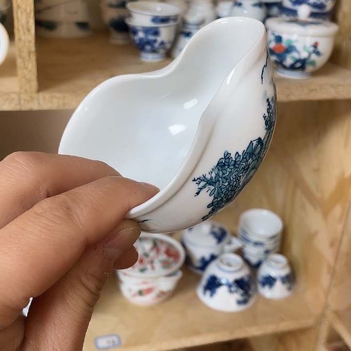 瓷片011 一人直播，看品直播间说序号