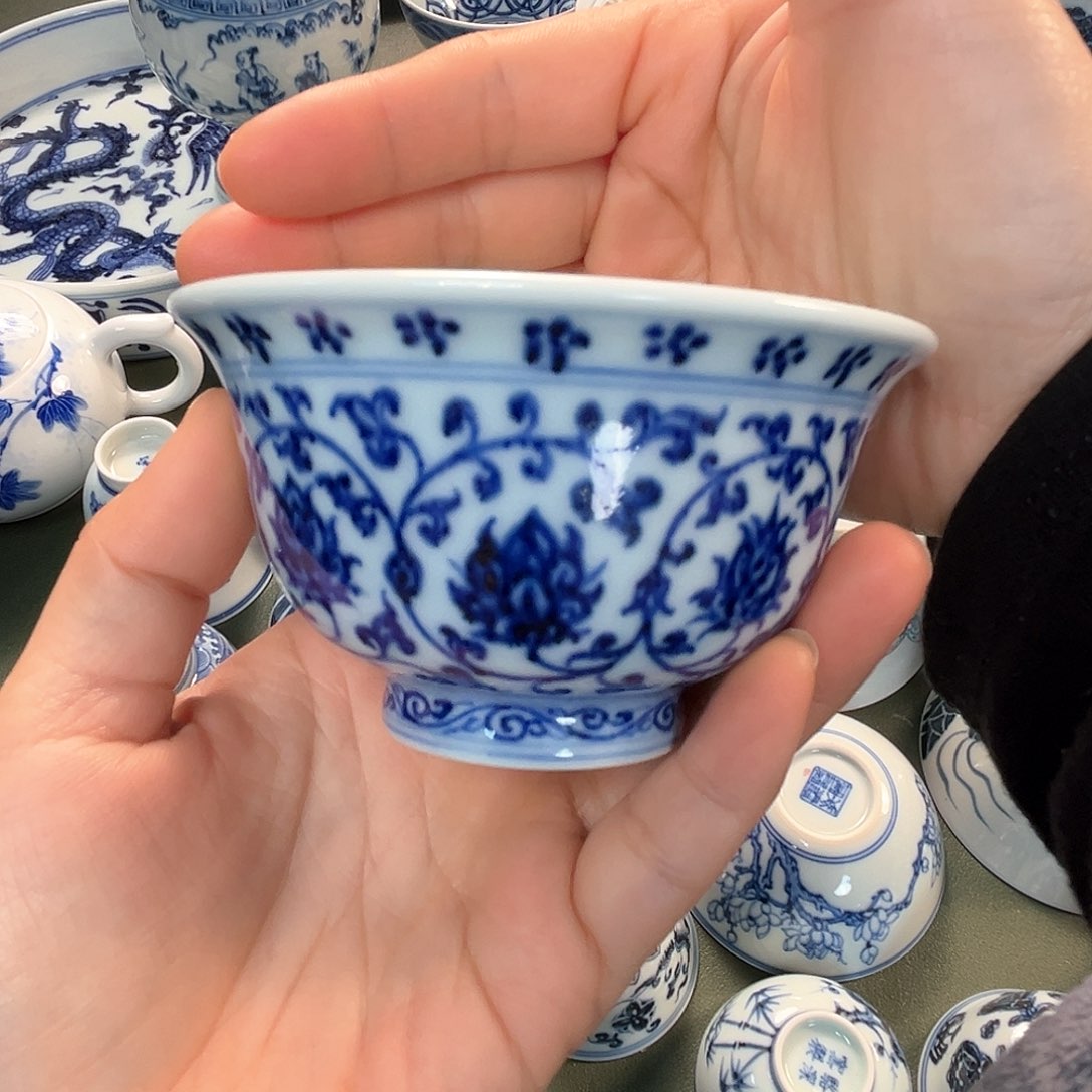 杯青花瓷器青花瓷器