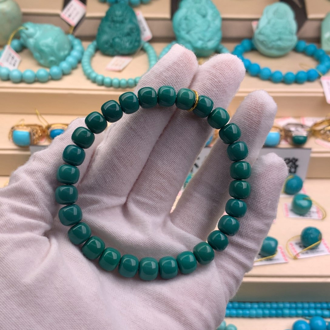 绿松石珠宝奇石未镶嵌