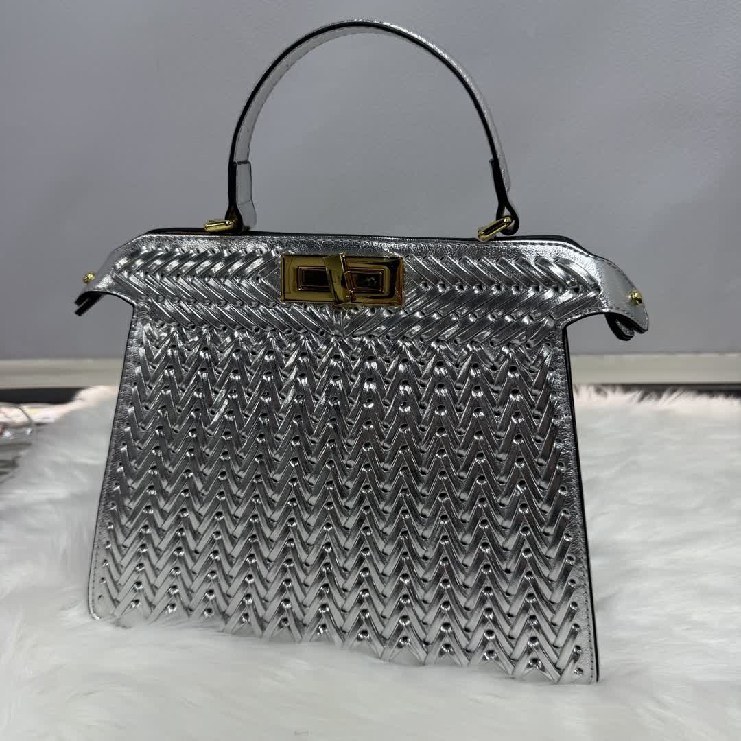 大麦定制单肩包（DM2022银色）