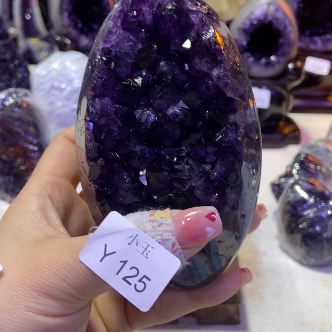 水晶摆件未镶嵌蓝****e摆件