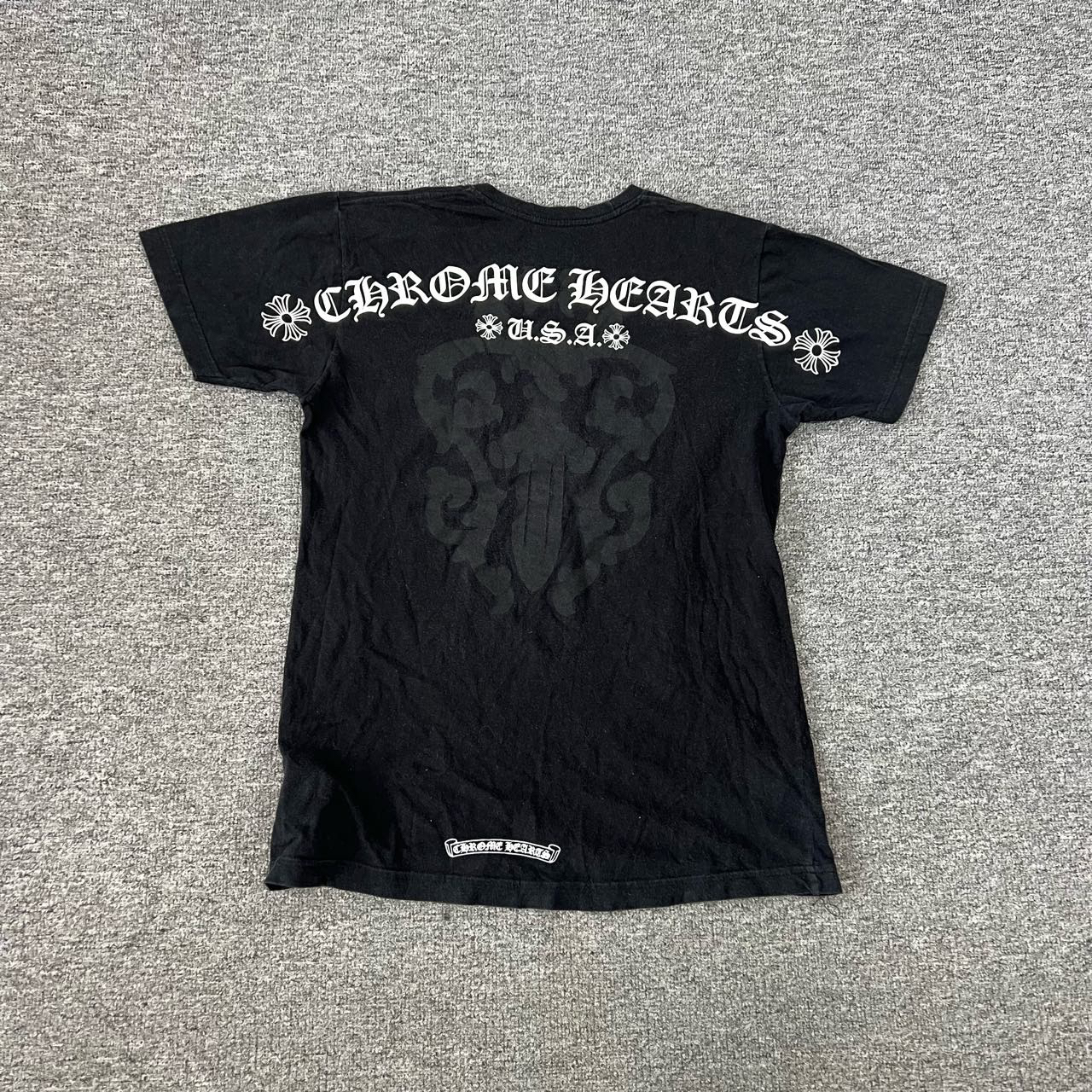 90新 Chrome Hearts/克罗心 黑色 宝剑 短袖T恤 M码
