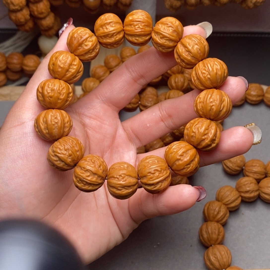 猴头核桃手串17-18mm龙炎全品京八棱